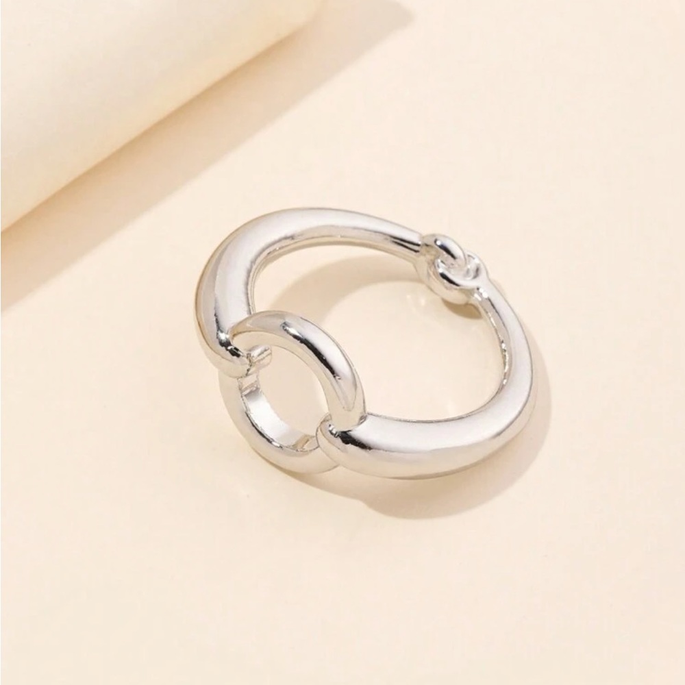 Silver Scarf Ring
